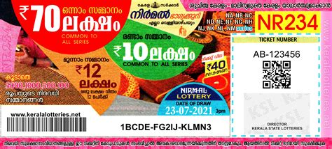 kerala lottery result today 7.11 23|Kerala Lotteries Results: 07.